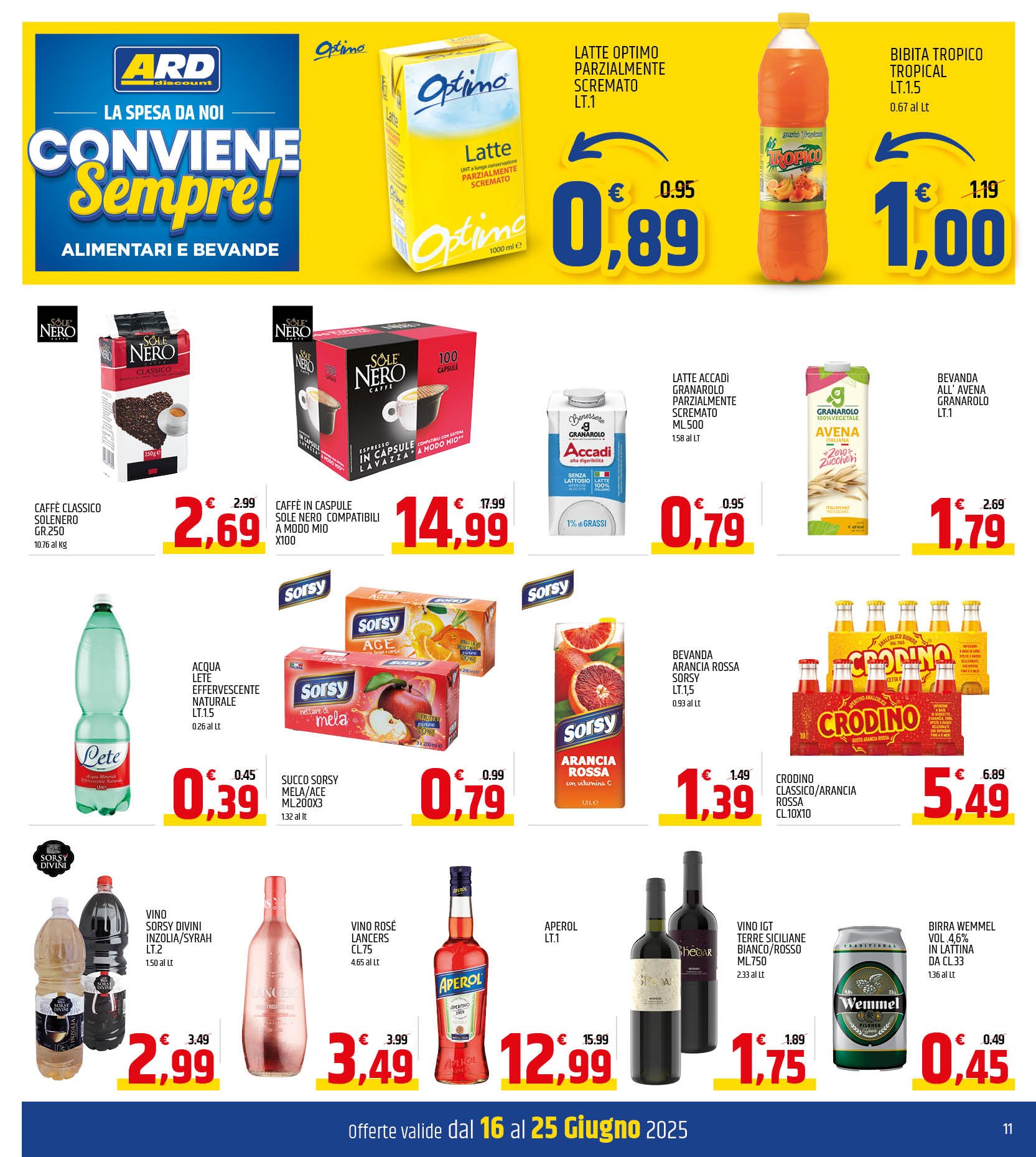 Prezzi Tondi