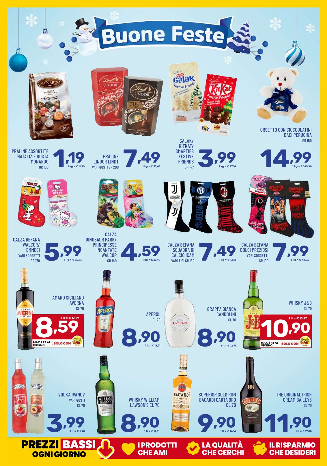 Le tue feste in Gran Risparmio