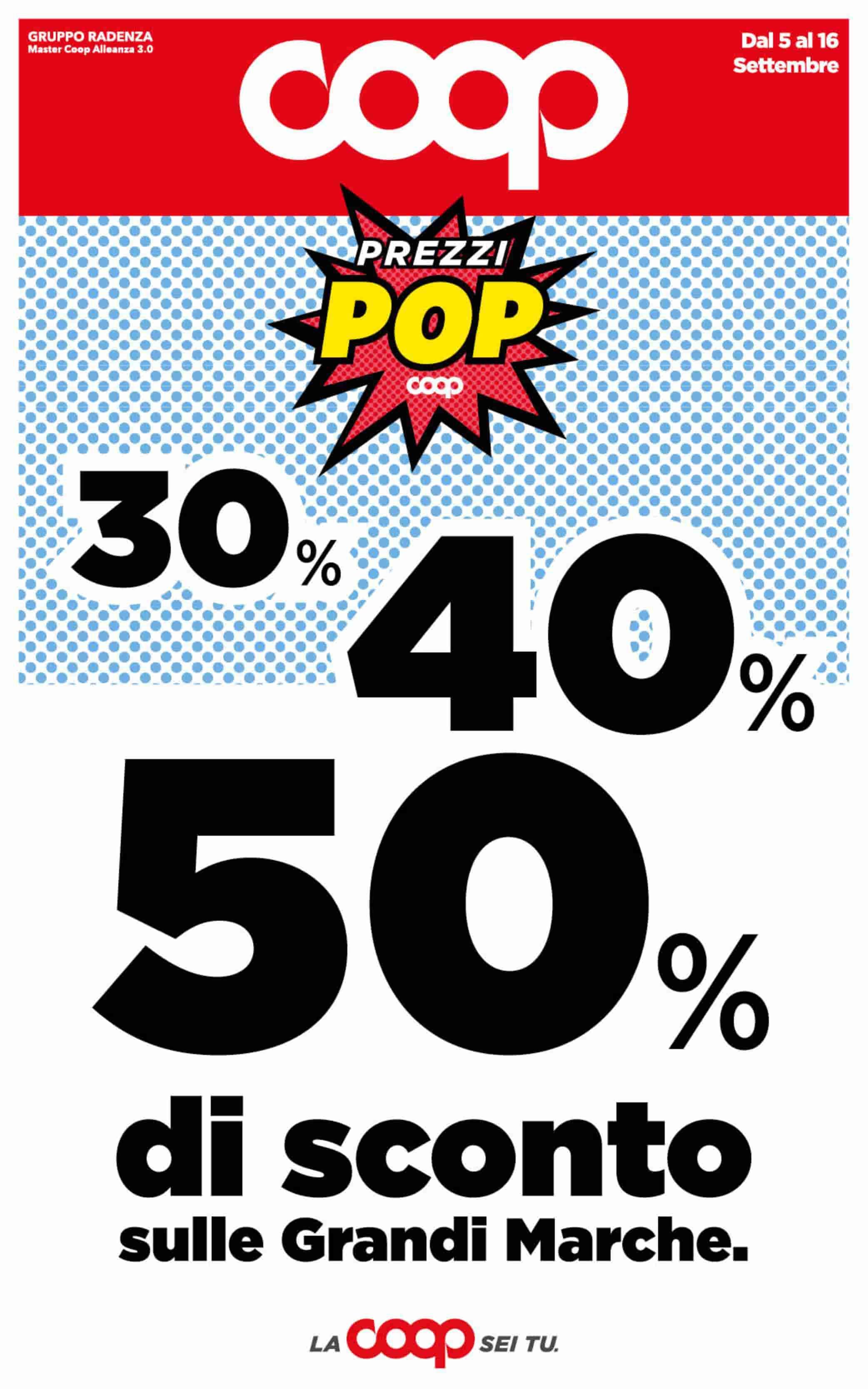 Coop | 30% 40% 50% di Sconto