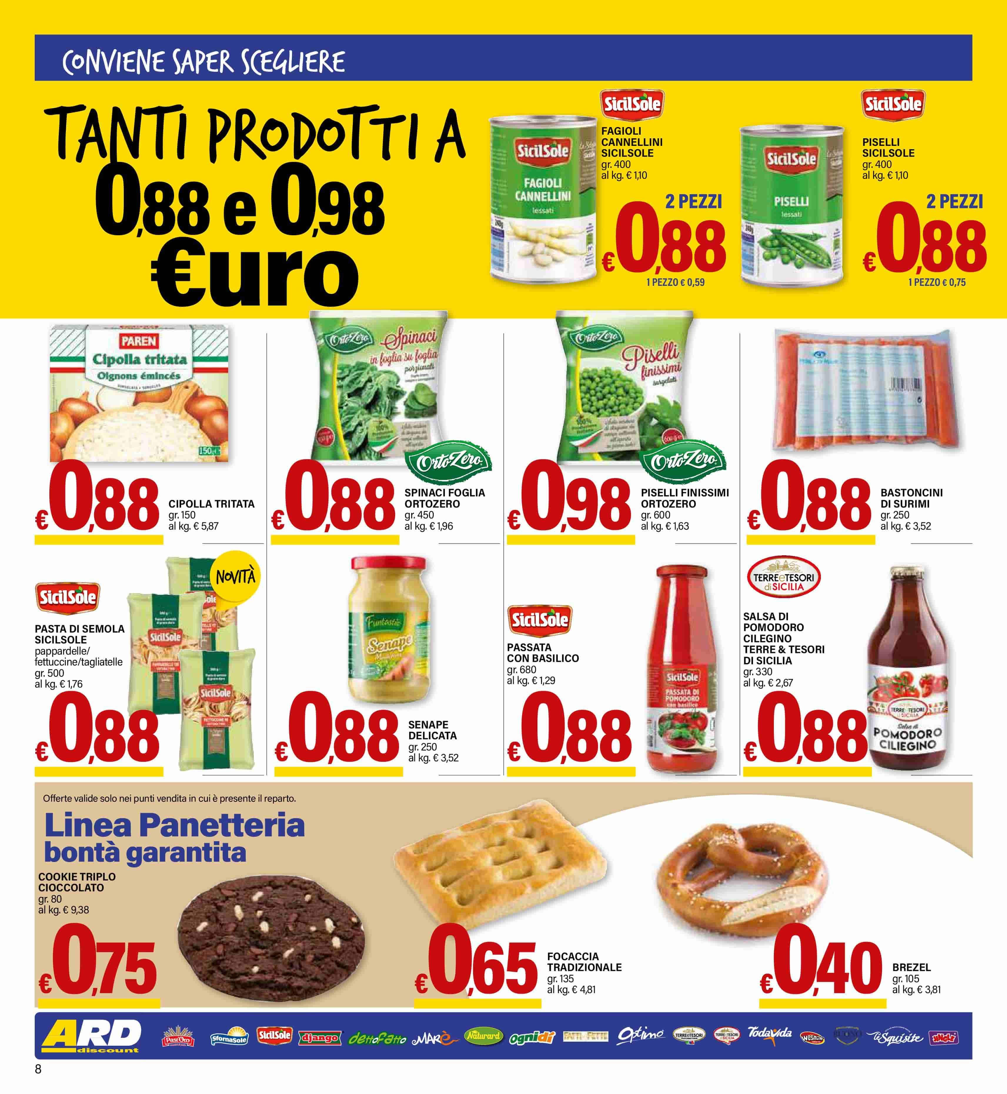 Tanti prodotti a 0,88 & 0,98