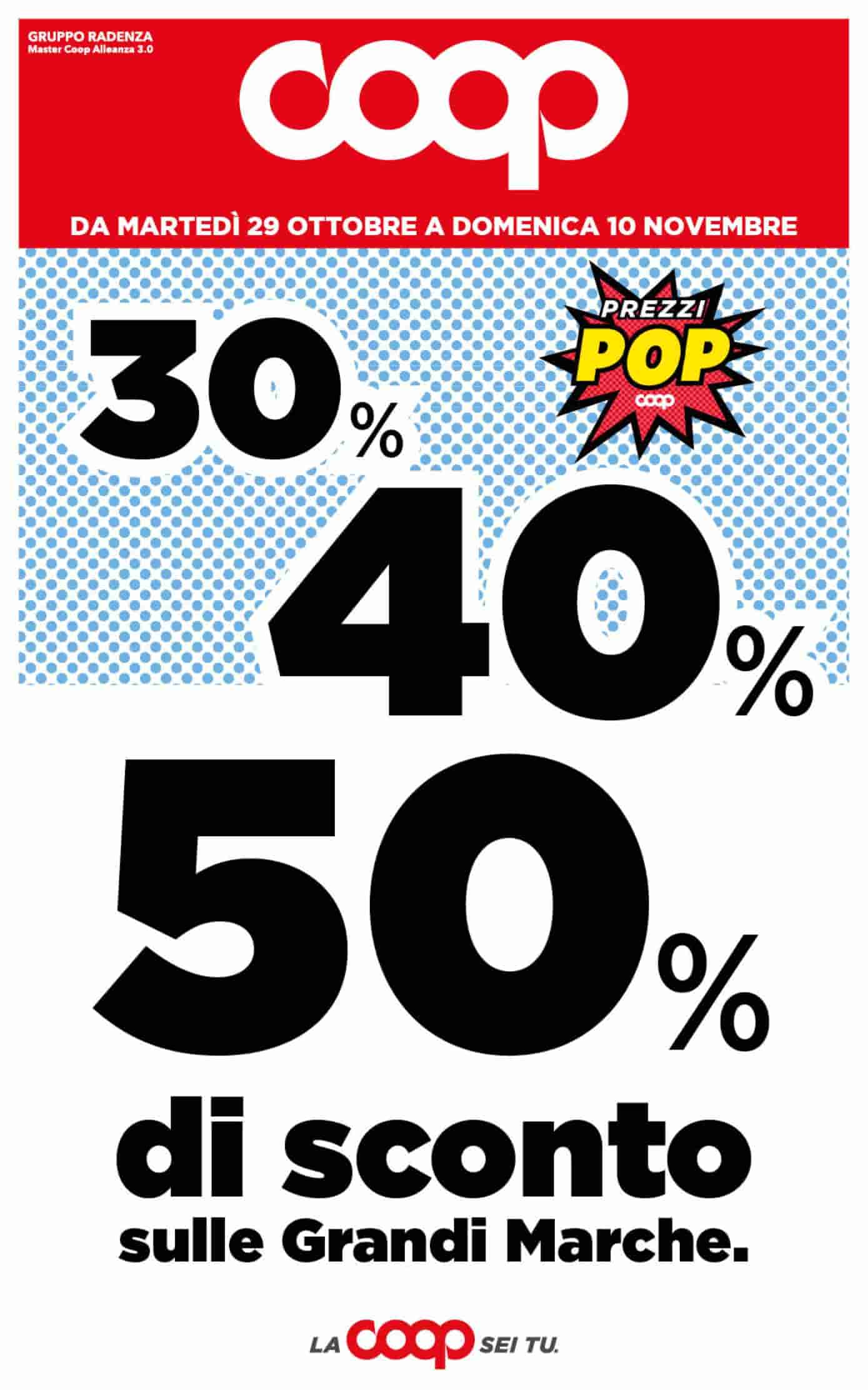 Coop | 30% 40% 50% di Sconto