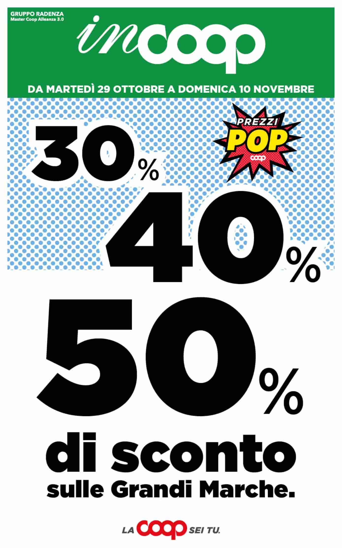 InCoop | 30% 40% 50% di Sconto