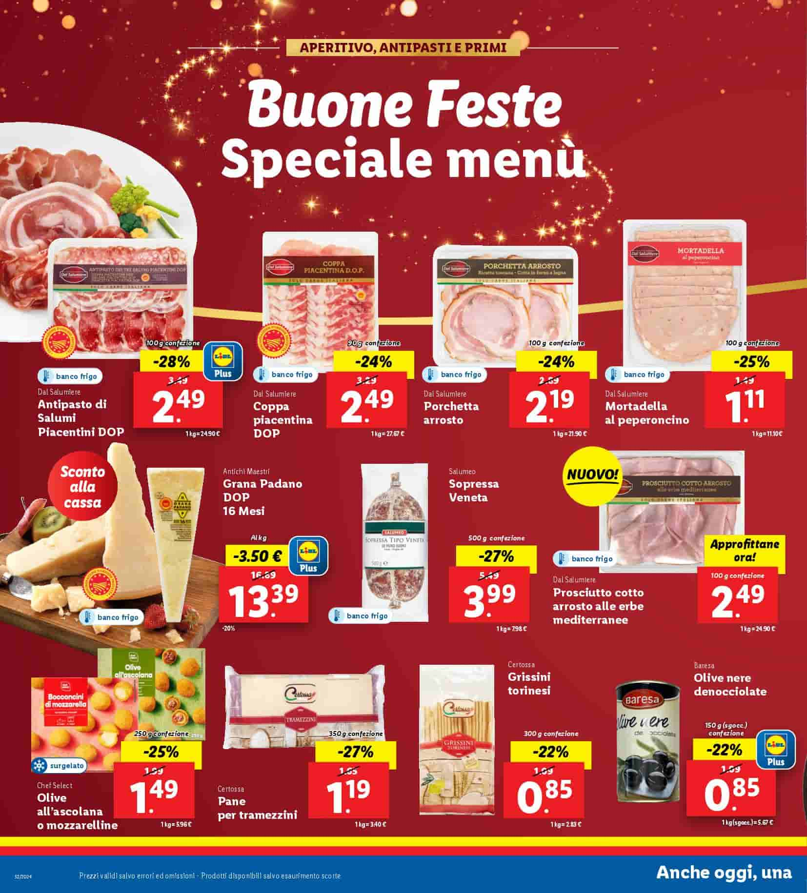 Buone Feste! Speciale Menu