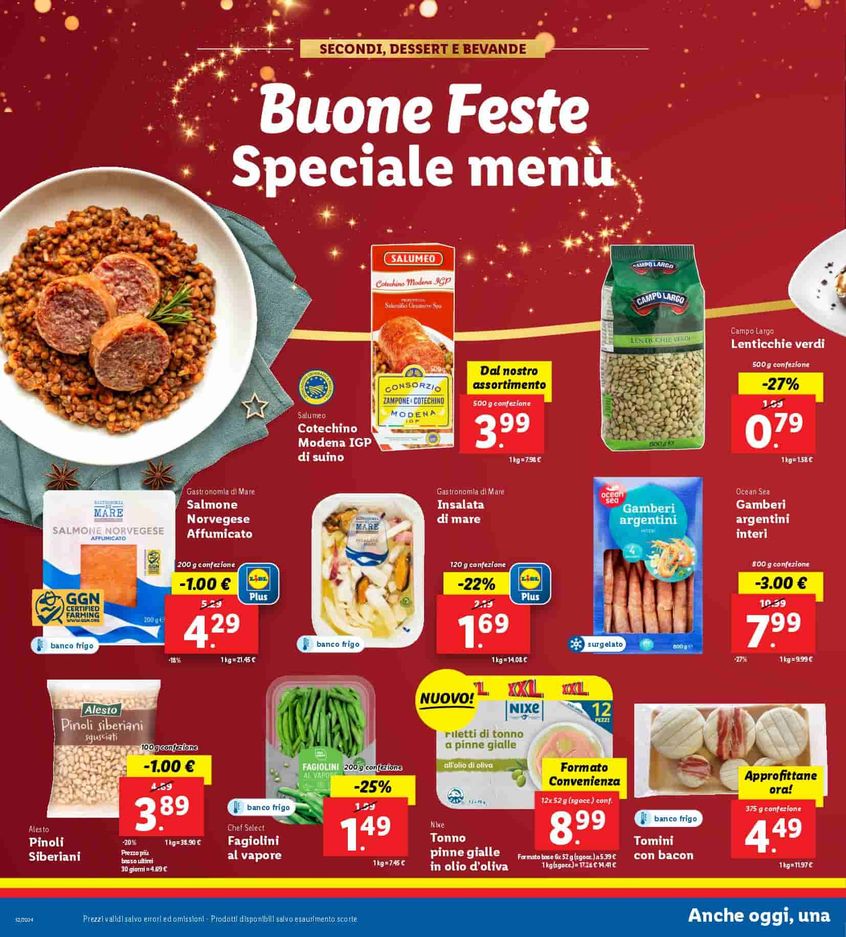 Buone Feste! Speciale Menu