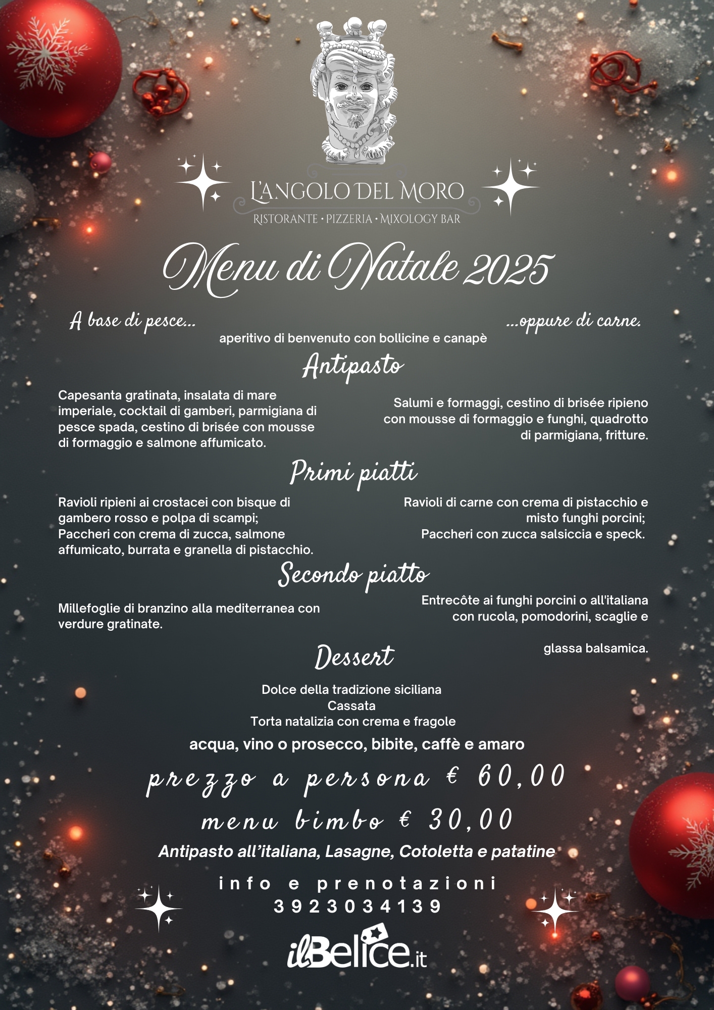 Menu di Natale 2025