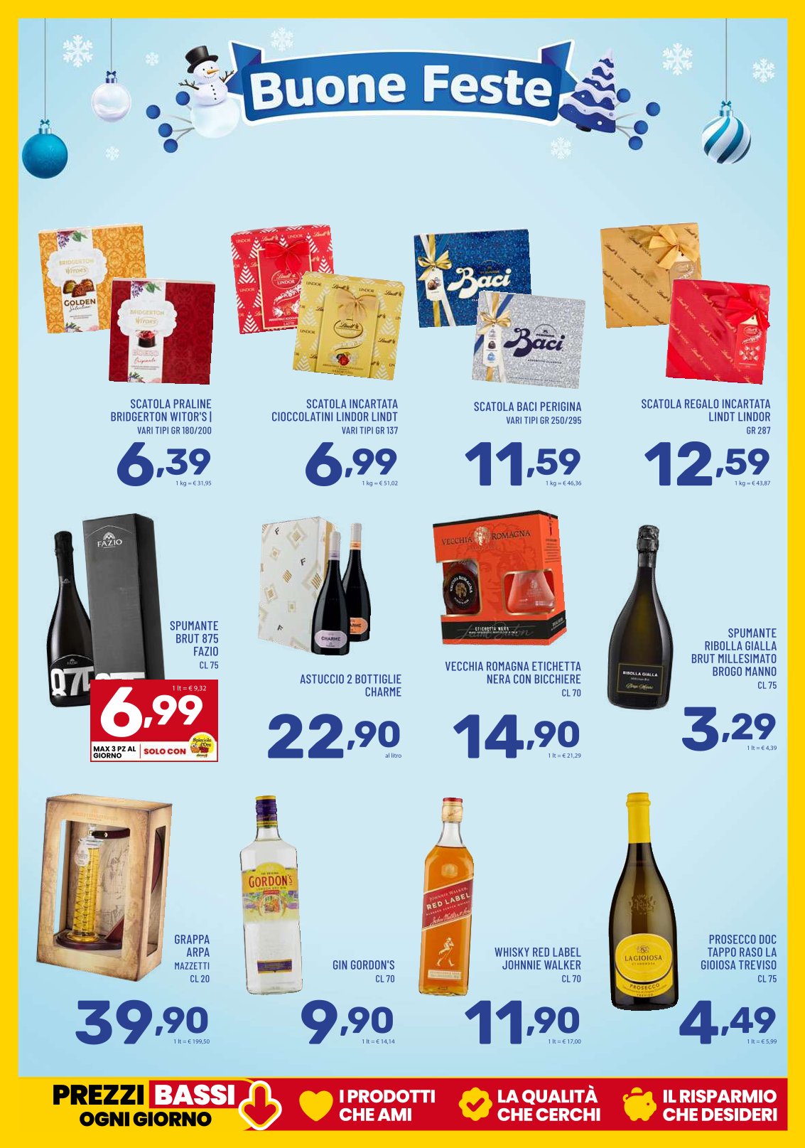 Le feste pi convenienti