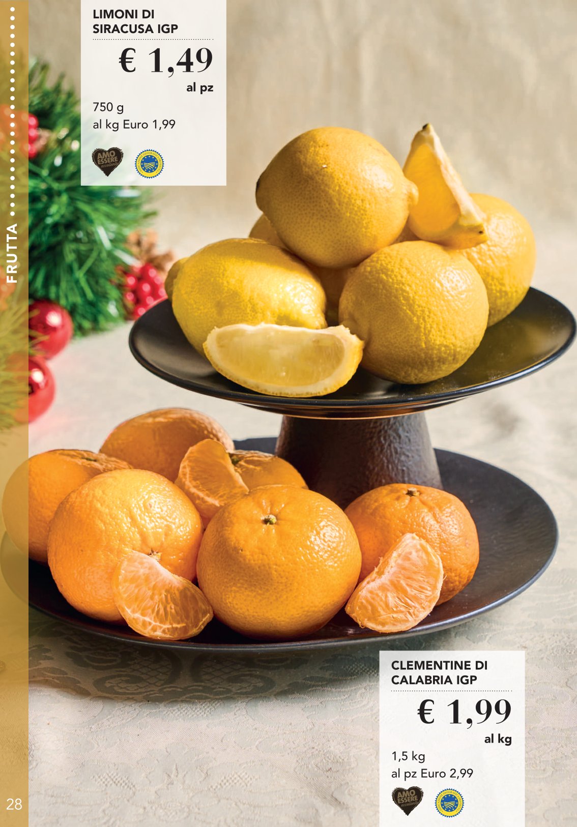 La tavola delle feste