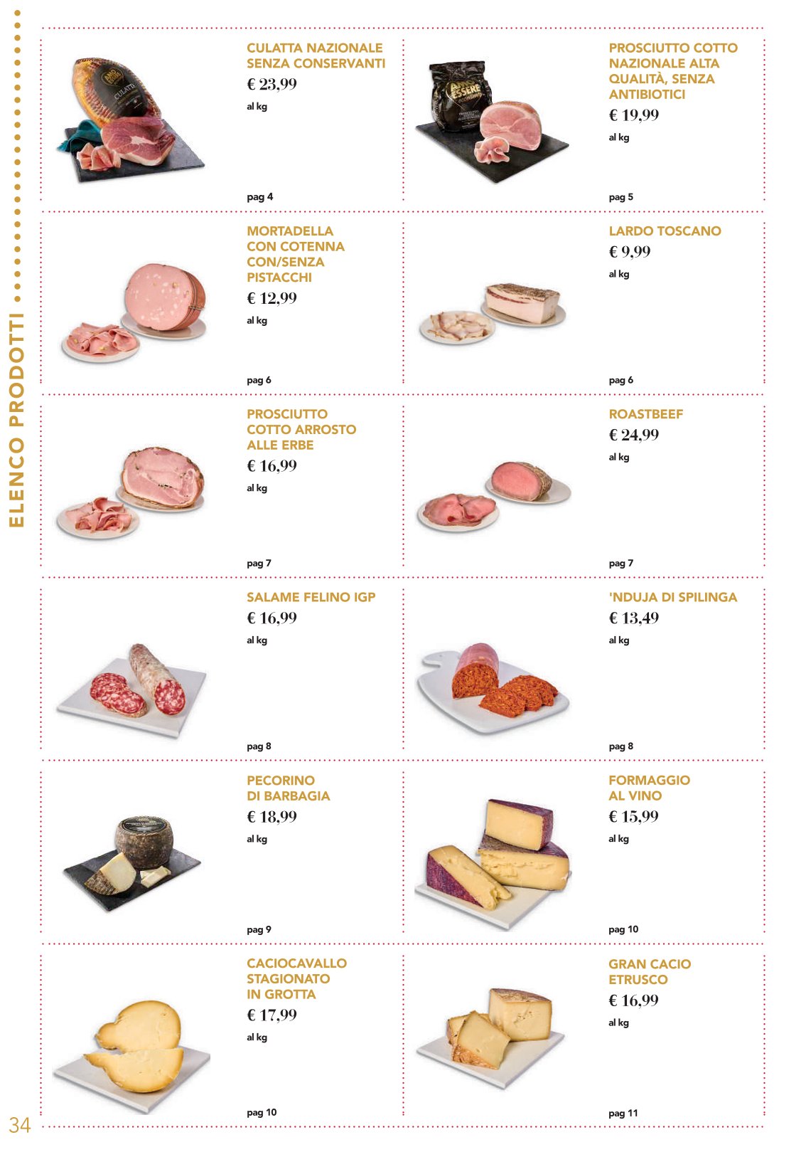 La tavola delle feste