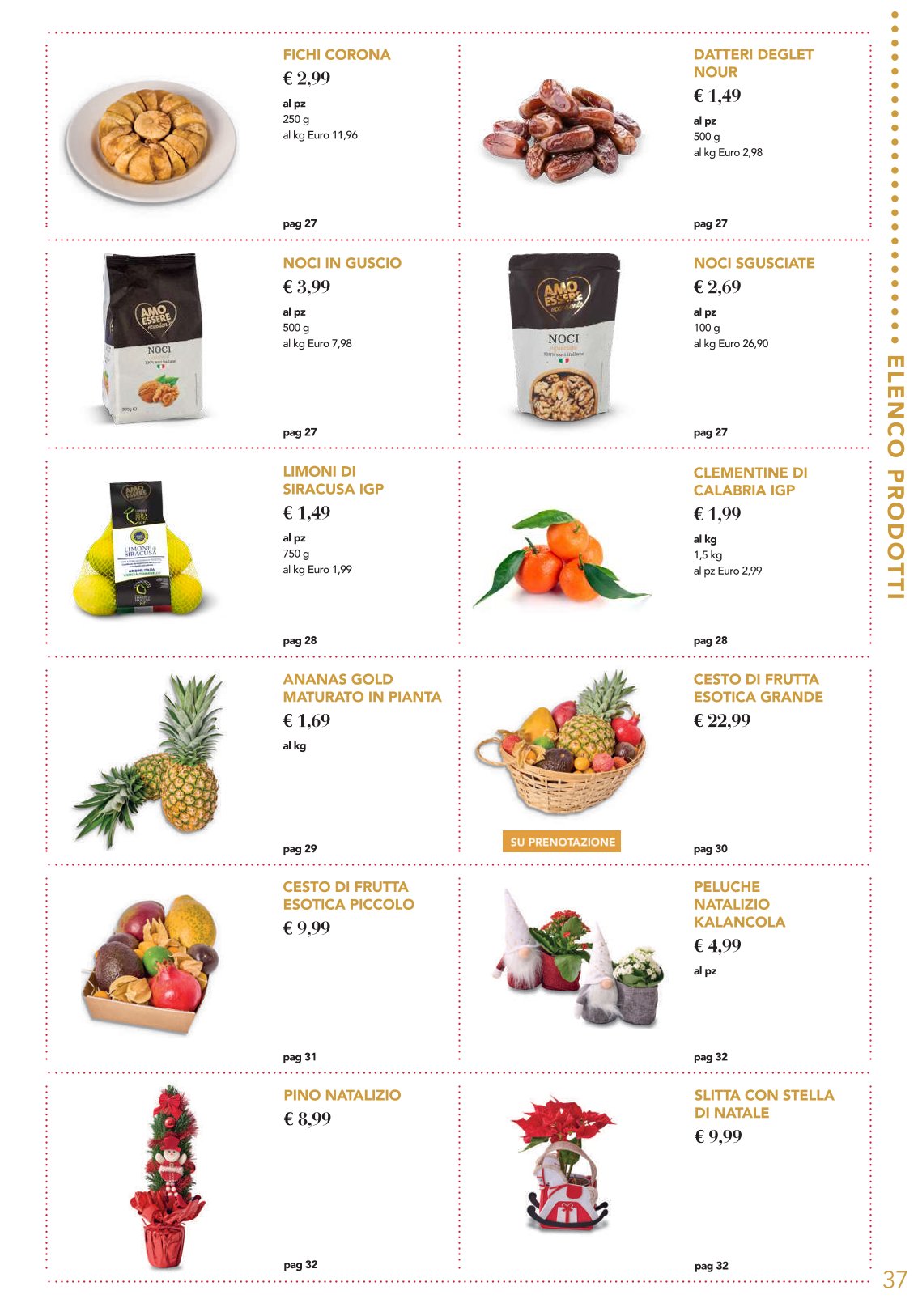 La tavola delle feste